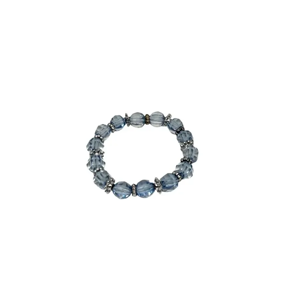 Geneva Translucent Blue Statement Watch + Bracelet Bundle ✨💙